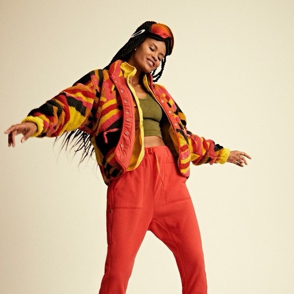 FP Movement by Free People Jackets & Blazers - FP movement by free people hit the slopes in bright abstract size XS